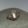 925 Sterling Silver Abalone Ring Size 7