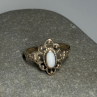 925 Sterling Silver Abalone Ring Size 7