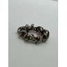 925 Sterling Silver & Twisted Wire & CZ Ring Size 8.5