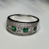 925 Sterling Silver CZ Ring Size 8