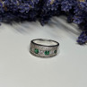 925 Sterling Silver CZ Ring Size 8