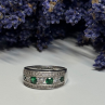 925 Sterling Silver CZ Ring Size 8