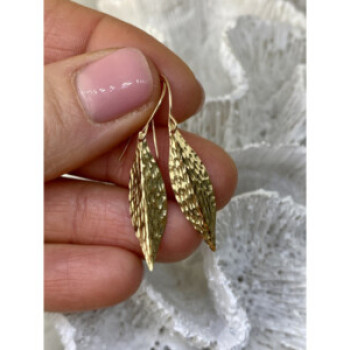 14K Yellow Gold Autumn Mood Earrings