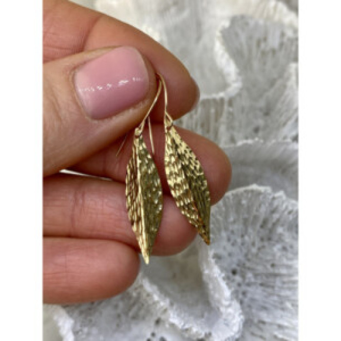 14K Yellow Gold Autumn Mood Earrings