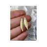 14K YELLOW GOLD AUTUMN MOOD EARRINGS