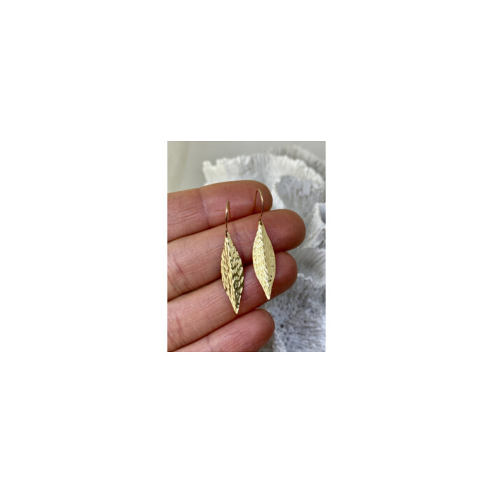 14K YELLOW GOLD AUTUMN MOOD EARRINGS