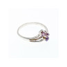 925 Sterling Silver Amethyst Ring Size 9