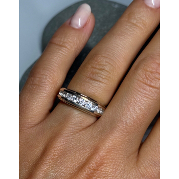 925 Sterling Silver CZ Ring Size 6