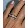 925 Sterling Silver CZ Ring Size 6