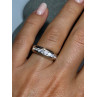 925 Sterling Silver CZ Ring Size 6