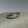 925 Sterling Silver CZ Ring Size 6