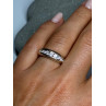 925 Sterling Silver CZ Ring Size 6