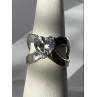 925 Sterling Silver Ncz Heart Ring Size 6