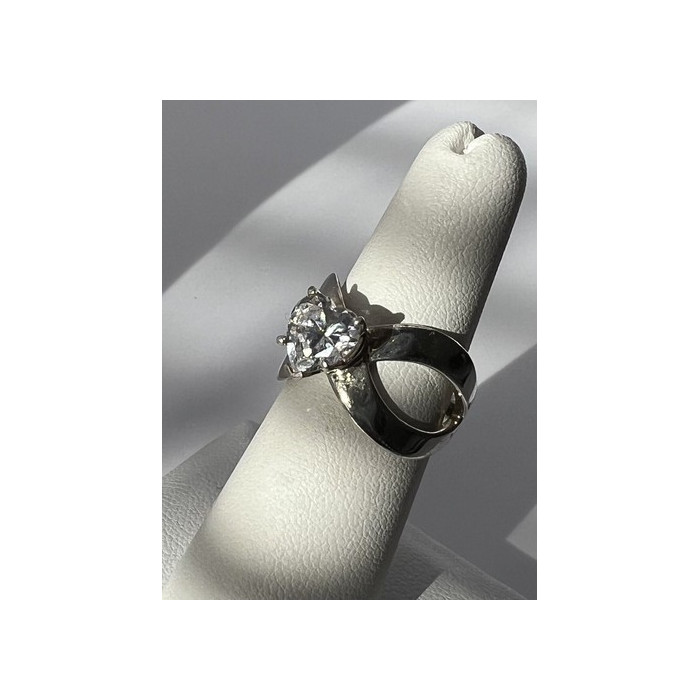 925 Sterling Silver Ncz Heart Ring Size 6