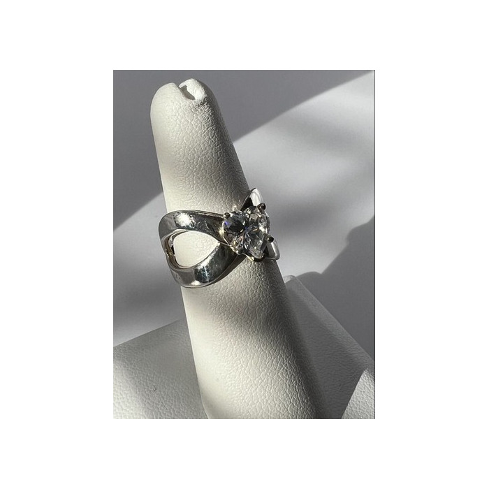 925 Sterling Silver Ncz Heart Ring Size 6