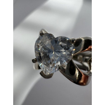 925 Sterling Silver Ncz Heart Ring Size 6