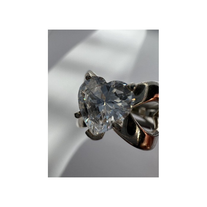 925 Sterling Silver Ncz Heart Ring Size 6