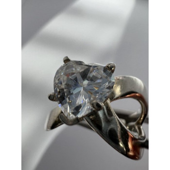 925 Sterling Silver Ncz Heart Ring Size 6