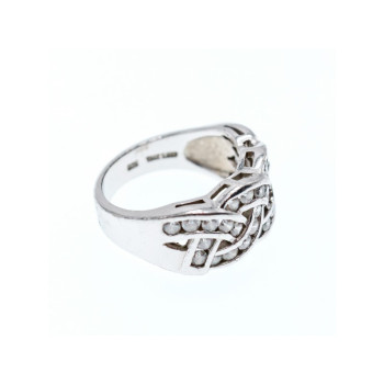 925 Sterling Silver CZ Ring Size 7