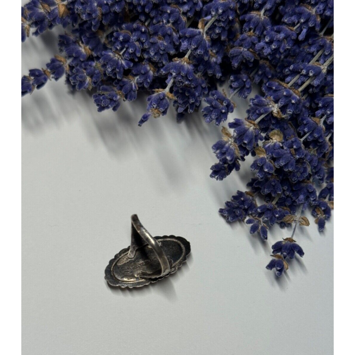 925 Sterling Silver Haliotis Ring Size 6.5