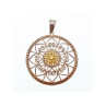 925 Sterling Silver & 14k Yellow Gold Pendant
