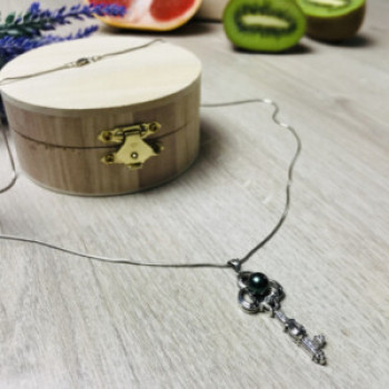 925 Sterling Silver Pearl & CZ 