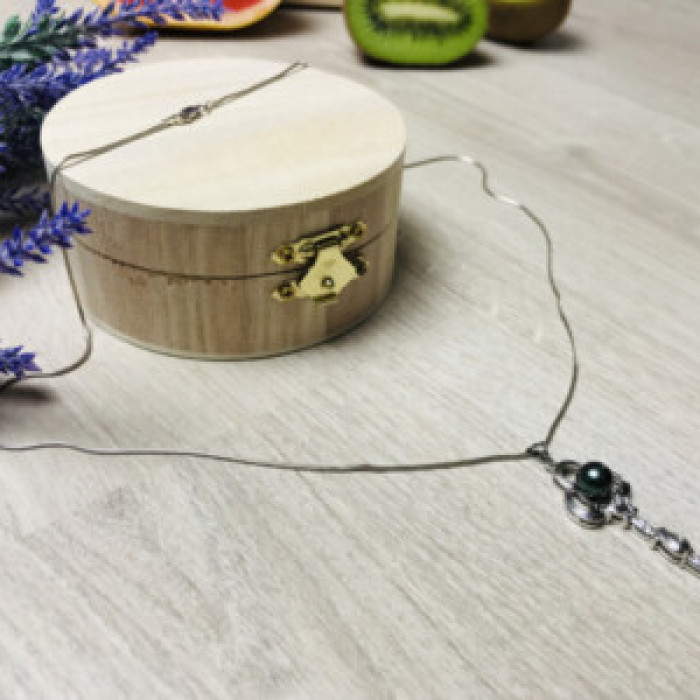 925 Sterling Silver Pearl & CZ 