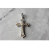 925 STERLING SILVER DIAMONDS CROSS PENDANT