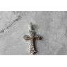 925 STERLING SILVER DIAMONDS CROSS PENDANT