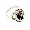 925 Sterling Silver Black Onyx Ring Size 6.5