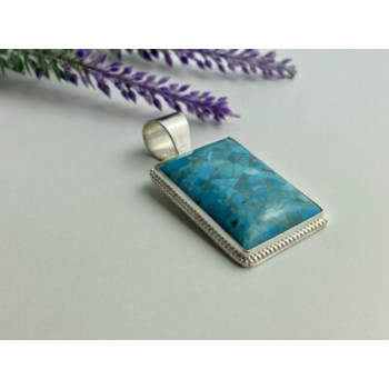 925 STERLING SILVER TURQUOISE PENDANT