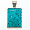 925 Sterling Silver Turquoise Pendant
