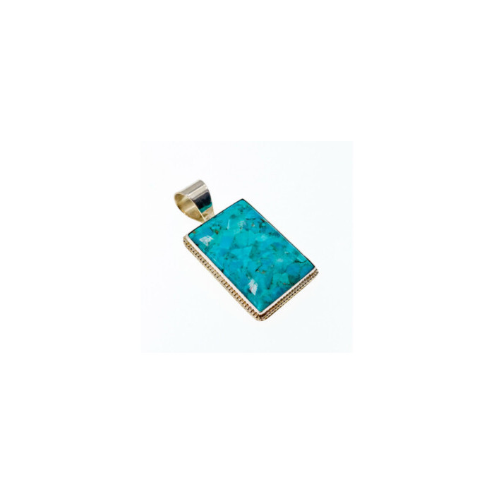 925 STERLING SILVER TURQUOISE PENDANT