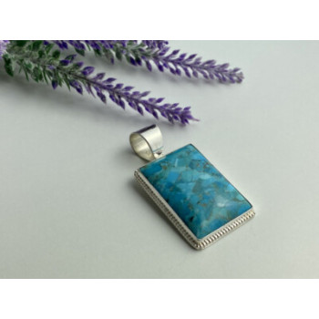 925 STERLING SILVER TURQUOISE PENDANT