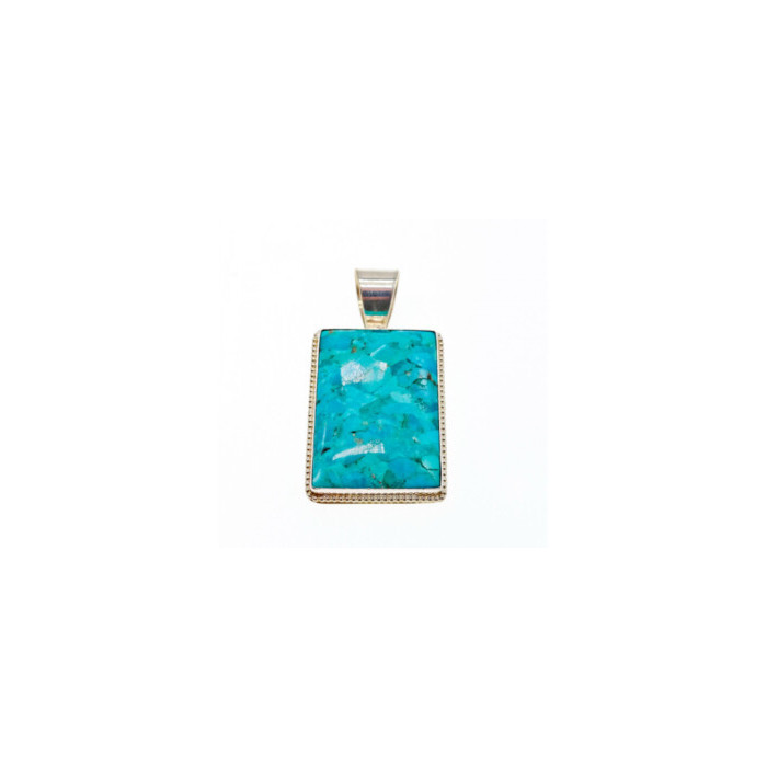 925 STERLING SILVER TURQUOISE PENDANT