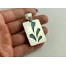 925 STERLING SILVER TURQUOISE PENDANT