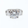 925 Sterling Silver CZ Ring Size 5.5
