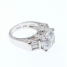 925 Sterling Silver CZ Ring Size 5.5