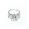 925 Sterling Silver CZ Ring Size 5.5