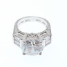 925 Sterling Silver CZ Ring Size 5.5