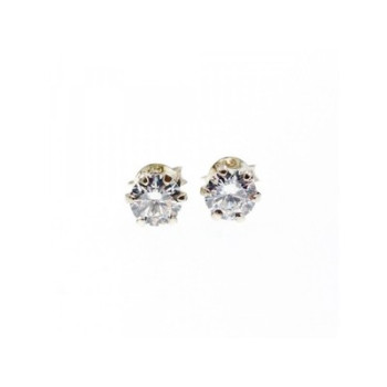 925 Sterling Silver CZ Stud Earrings