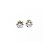 925 Sterling Silver CZ Stud Earrings