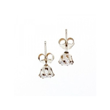 925 Sterling Silver CZ Stud Earrings