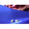 925 Sterling Silver CZ Stud Earrings