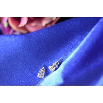 925 Sterling Silver CZ Stud Earrings