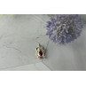 925 Sterling Silver Pink Topaz & CZ 