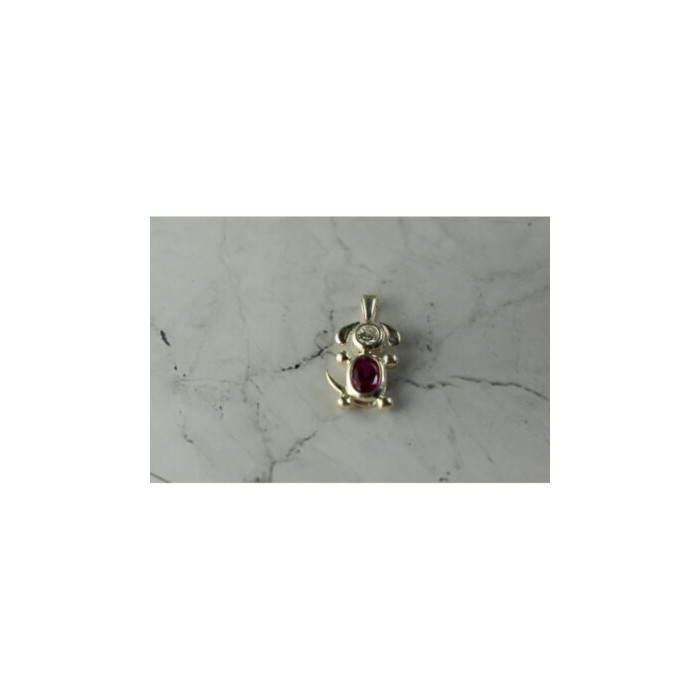 925 Sterling Silver Pink Topaz & CZ 