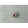925 Sterling Silver Pink Topaz & CZ 