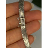 Elegant Italy 925 Sterling Silver Necklace Length 17.5 inch