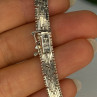 Elegant Italy 925 Sterling Silver Necklace Length 17.5 Inch